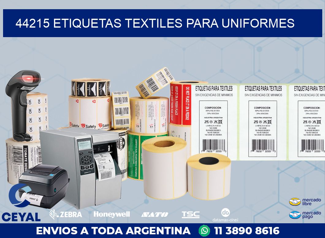 44215 ETIQUETAS TEXTILES PARA UNIFORMES