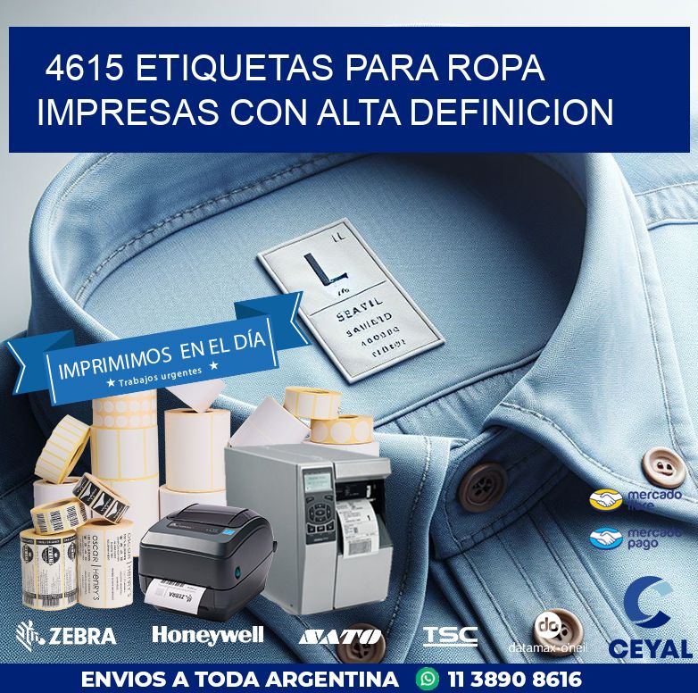 4615 ETIQUETAS PARA ROPA IMPRESAS CON ALTA DEFINICION