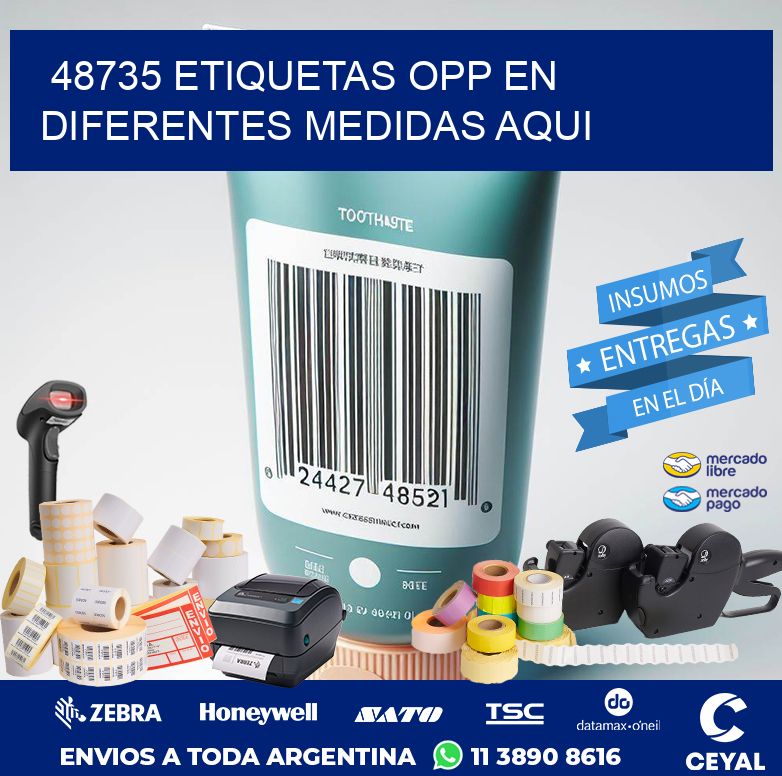 48735 ETIQUETAS OPP EN DIFERENTES MEDIDAS AQUI
