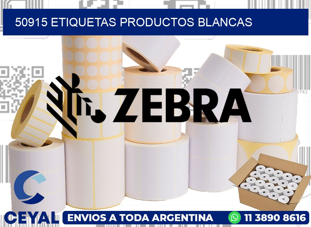50915 etiquetas productos blancas
