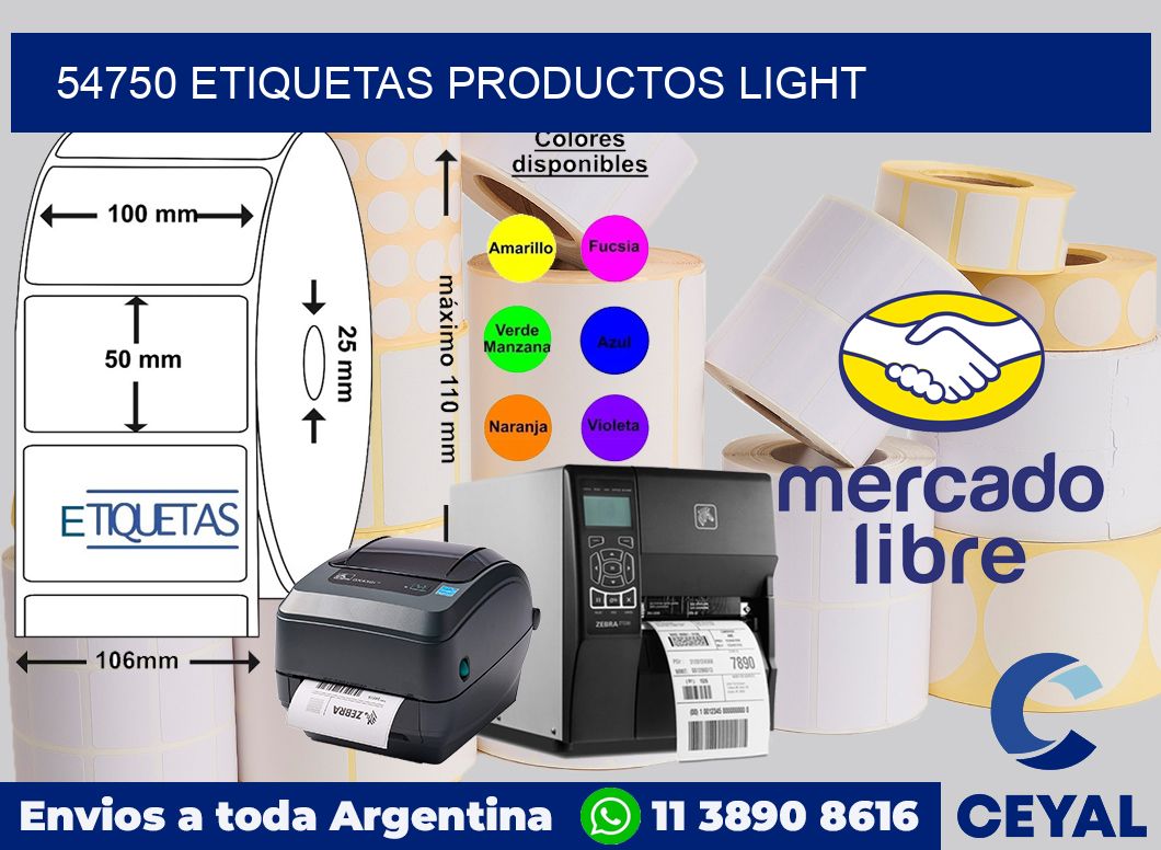 54750 etiquetas productos light