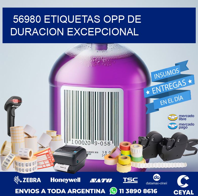 56980 ETIQUETAS OPP DE DURACION EXCEPCIONAL