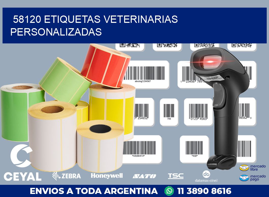 58120 ETIQUETAS VETERINARIAS PERSONALIZADAS