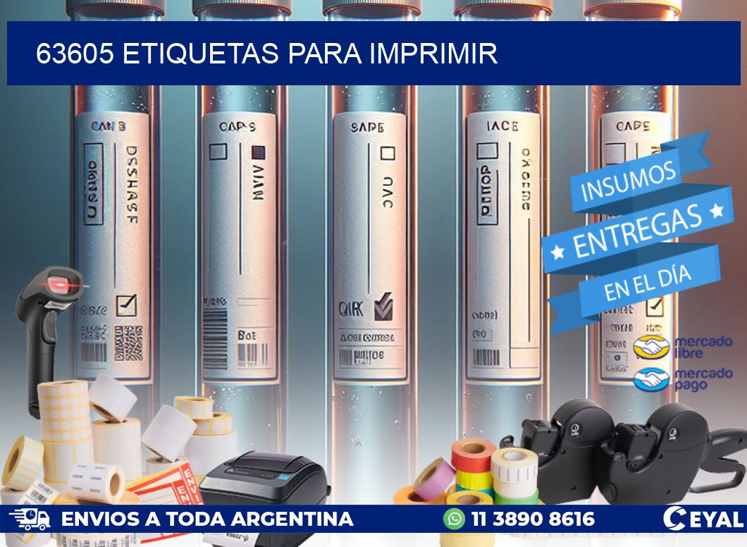 63605 ETIQUETAS PARA IMPRIMIR