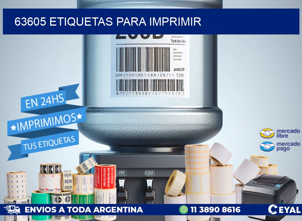 63605 ETIQUETAS PARA IMPRIMIR