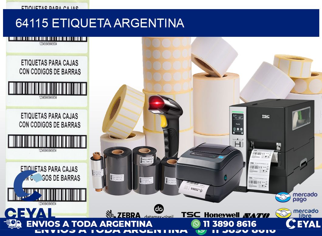 64115 ETIQUETA ARGENTINA