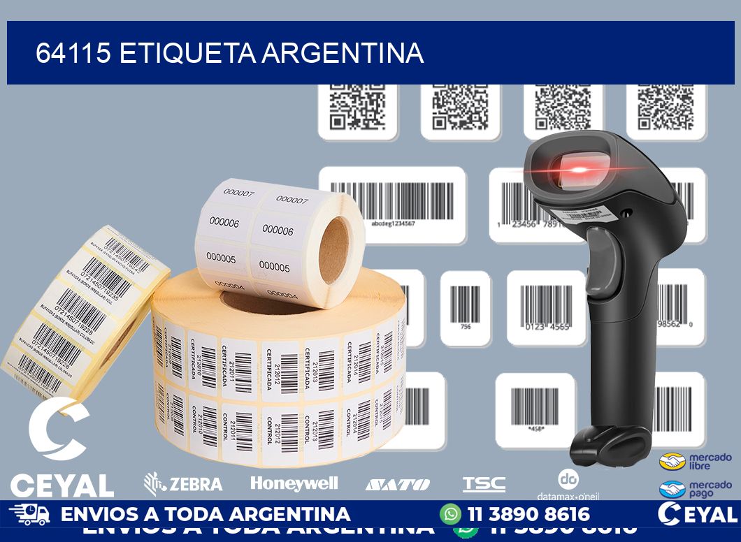 64115 ETIQUETA ARGENTINA