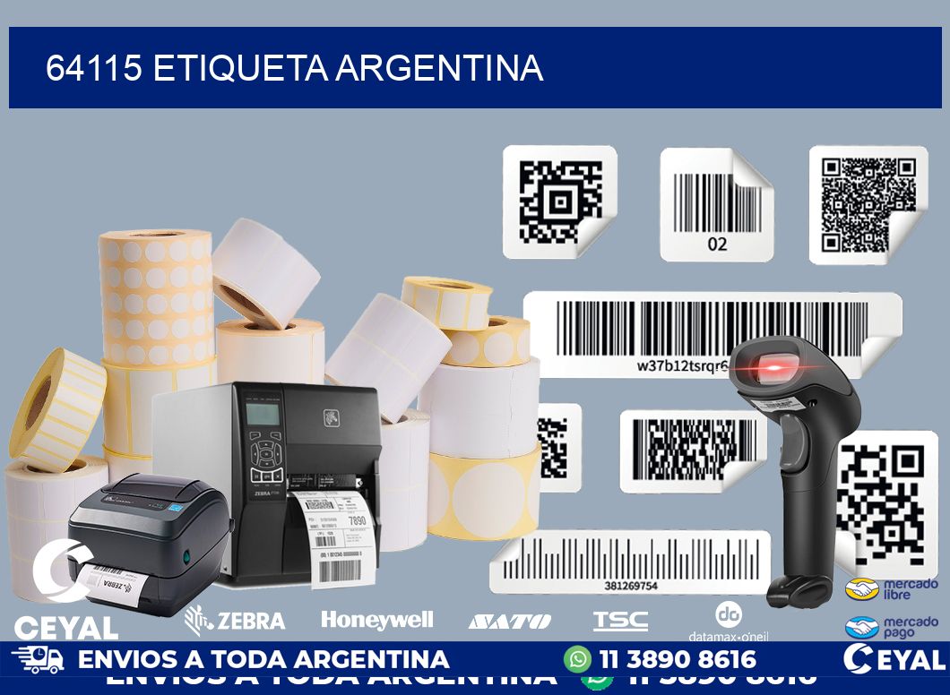 64115 ETIQUETA ARGENTINA