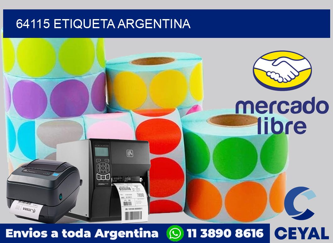 64115 ETIQUETA ARGENTINA