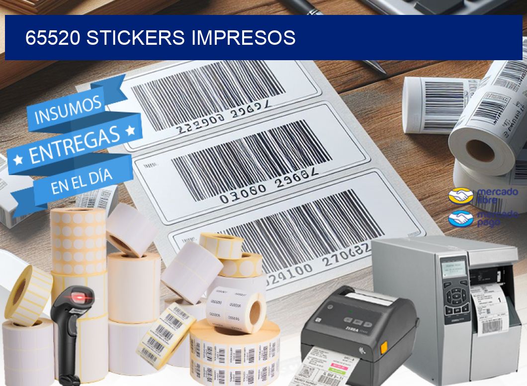 65520 Stickers impresos