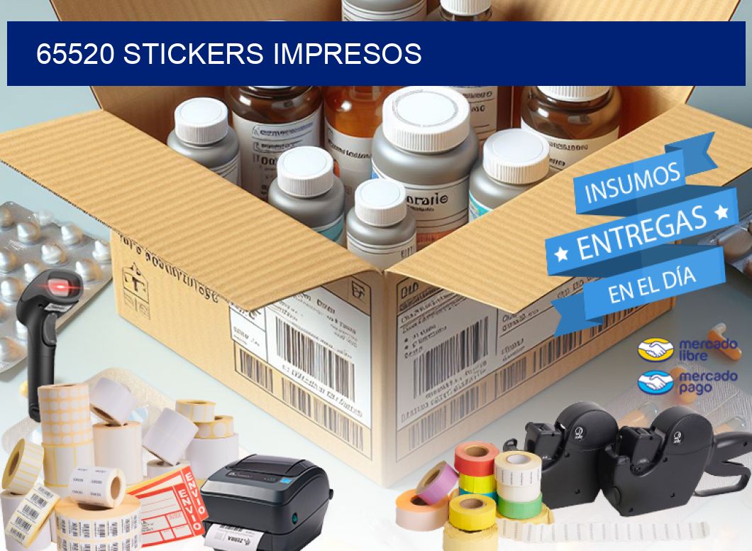 65520 Stickers impresos