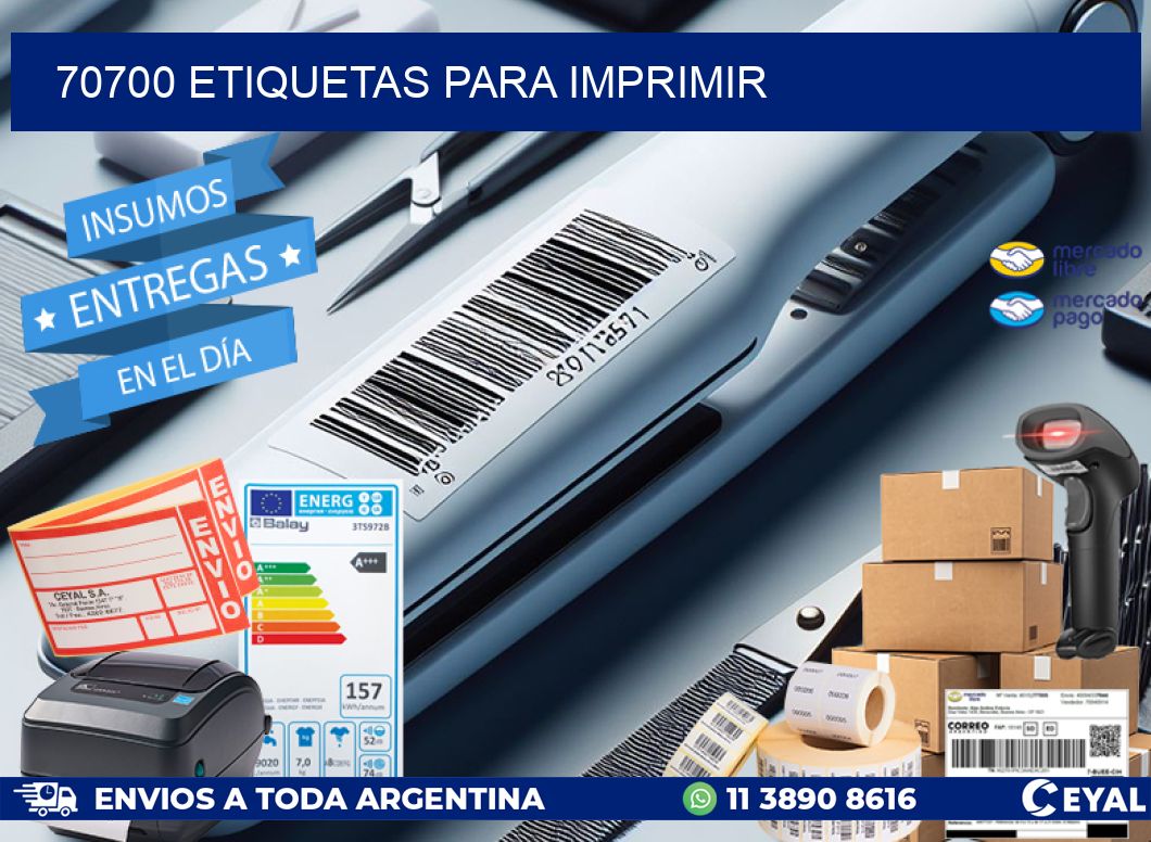 70700 etiquetas para imprimir