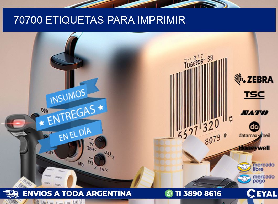 70700 etiquetas para imprimir