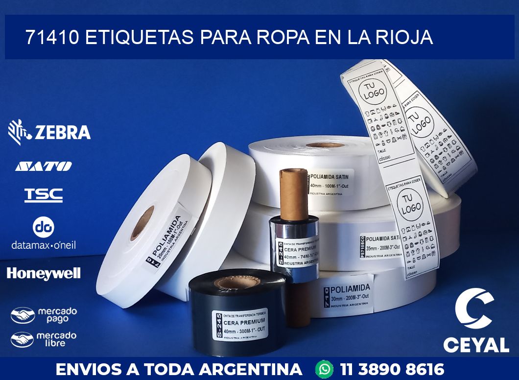 71410 ETIQUETAS PARA ROPA EN LA RIOJA