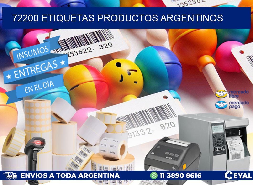 72200 Etiquetas productos argentinos
