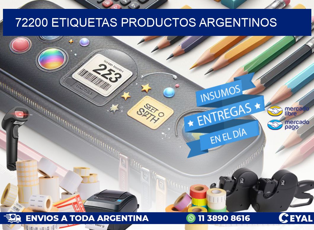 72200 Etiquetas productos argentinos