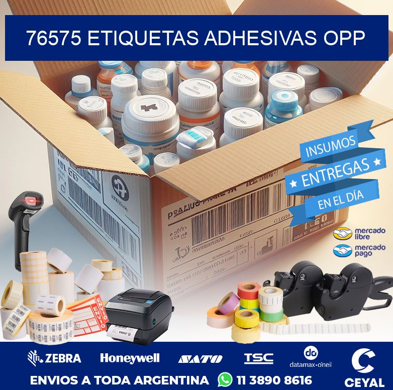 76575 ETIQUETAS ADHESIVAS OPP
