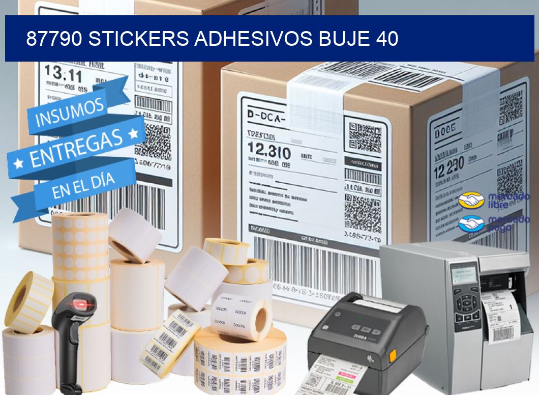 87790 STICKERS ADHESIVOS BUJE 40