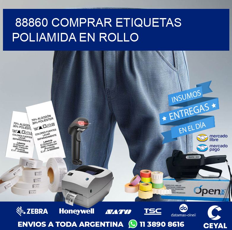 88860 COMPRAR ETIQUETAS POLIAMIDA EN ROLLO