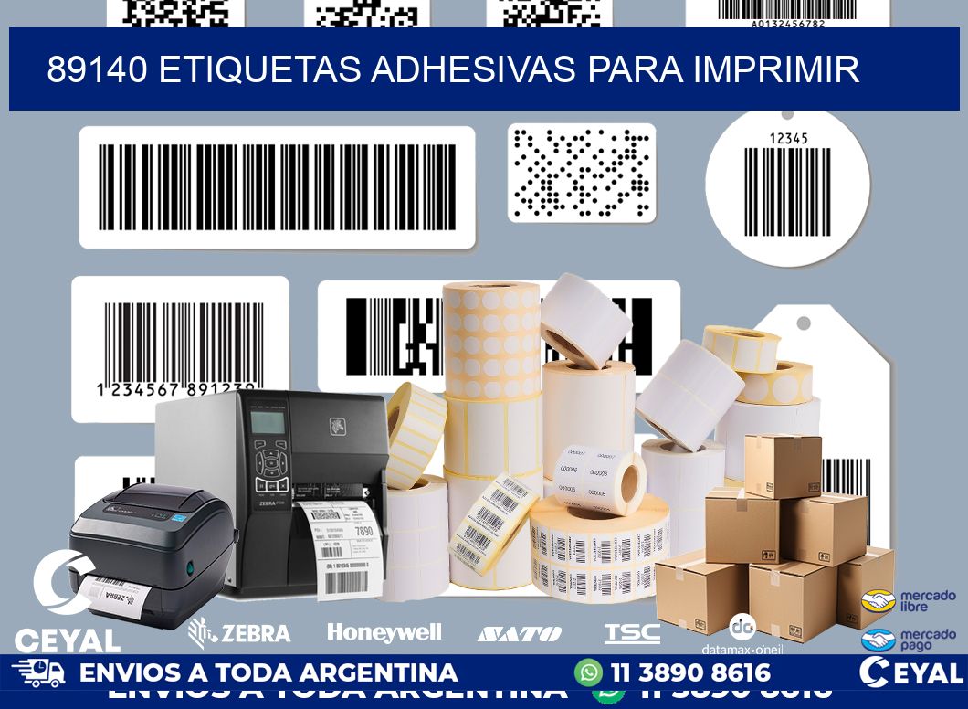 89140 etiquetas adhesivas para imprimir