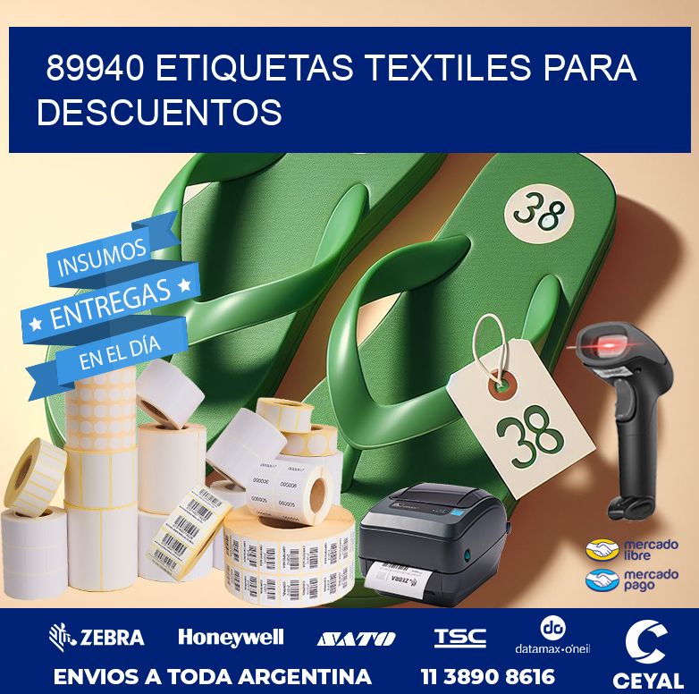 89940 ETIQUETAS TEXTILES PARA DESCUENTOS