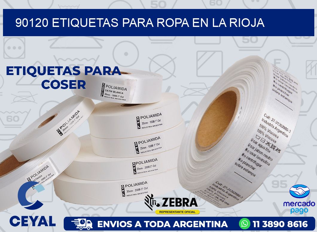 90120 ETIQUETAS PARA ROPA EN LA RIOJA