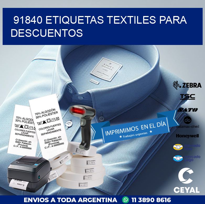 91840 ETIQUETAS TEXTILES PARA DESCUENTOS