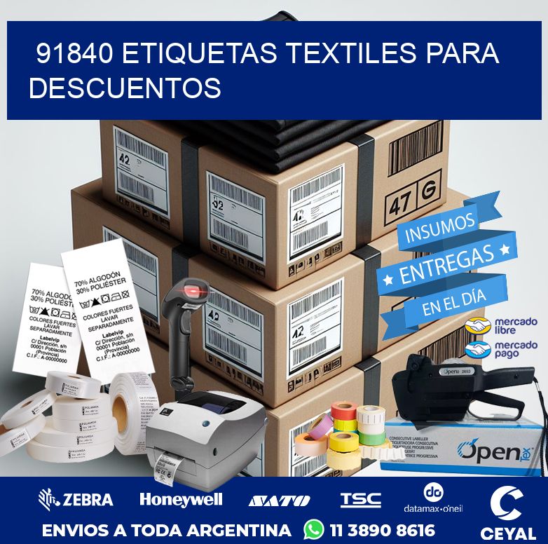 91840 ETIQUETAS TEXTILES PARA DESCUENTOS