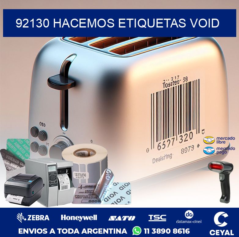 92130 HACEMOS ETIQUETAS VOID