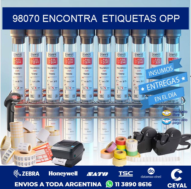 98070 ENCONTRA  ETIQUETAS OPP
