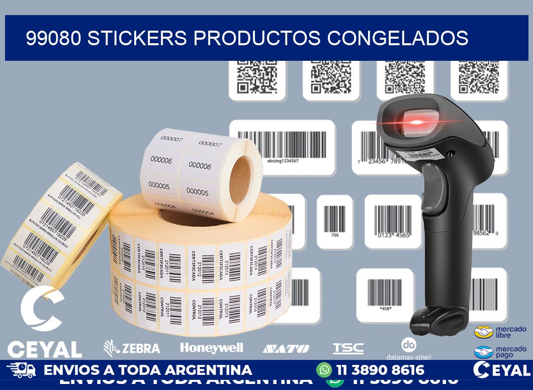 99080 stickers productos congelados