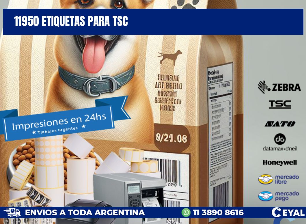 11950 ETIQUETAS PARA TSC