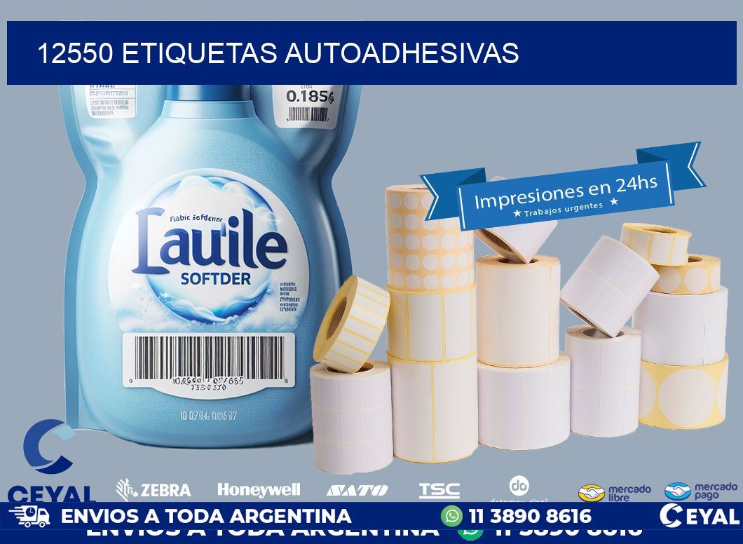 12550 ETIQUETAS AUTOADHESIVAS