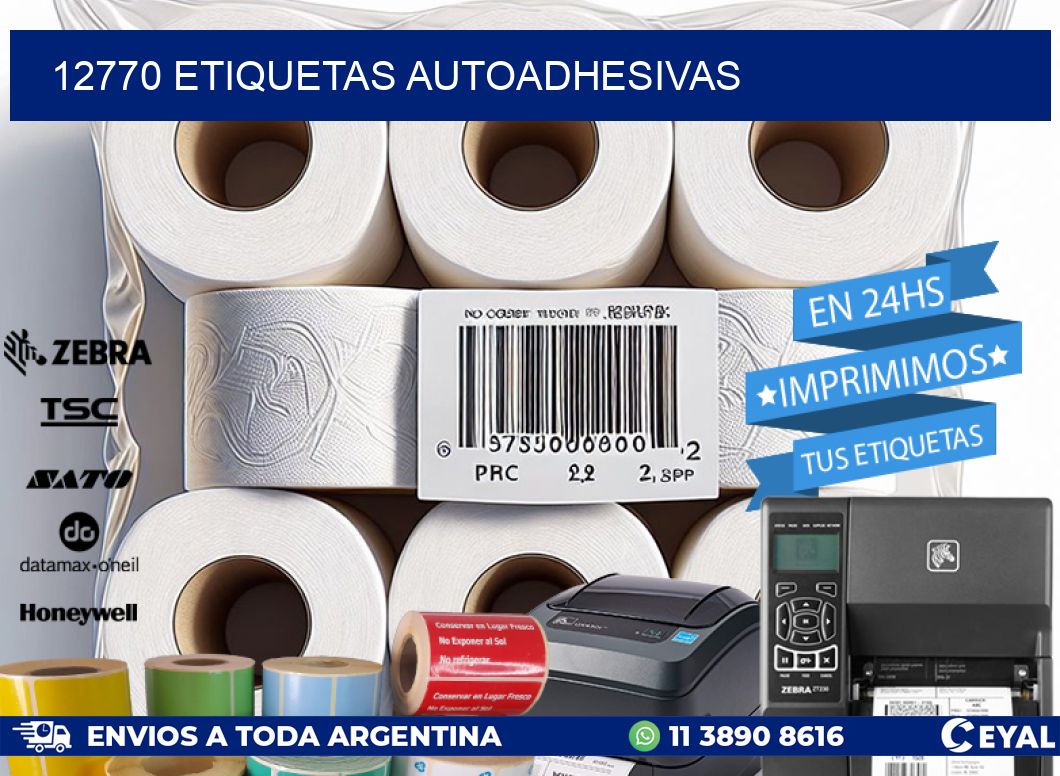 12770 ETIQUETAS AUTOADHESIVAS