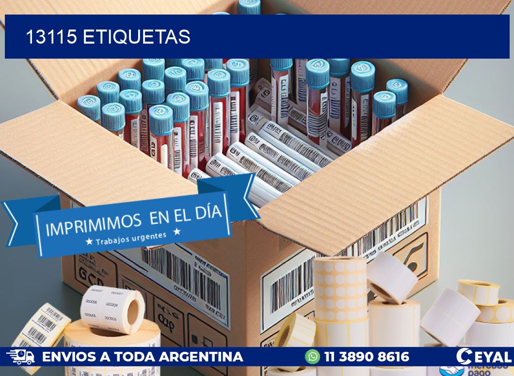 13115 ETIQUETAS