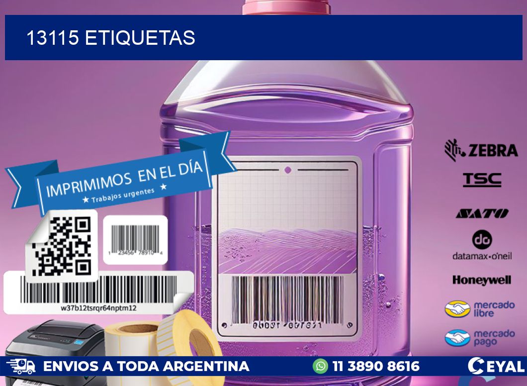 13115 ETIQUETAS