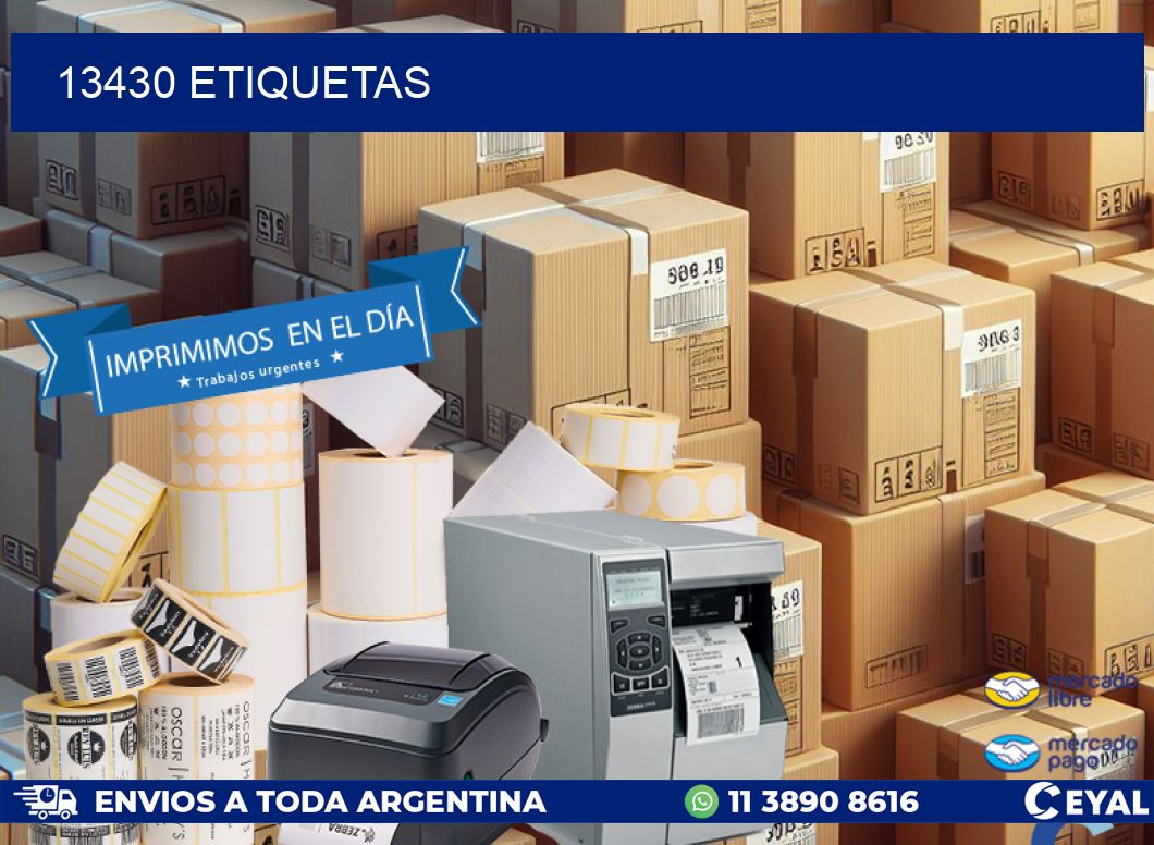 13430 ETIQUETAS