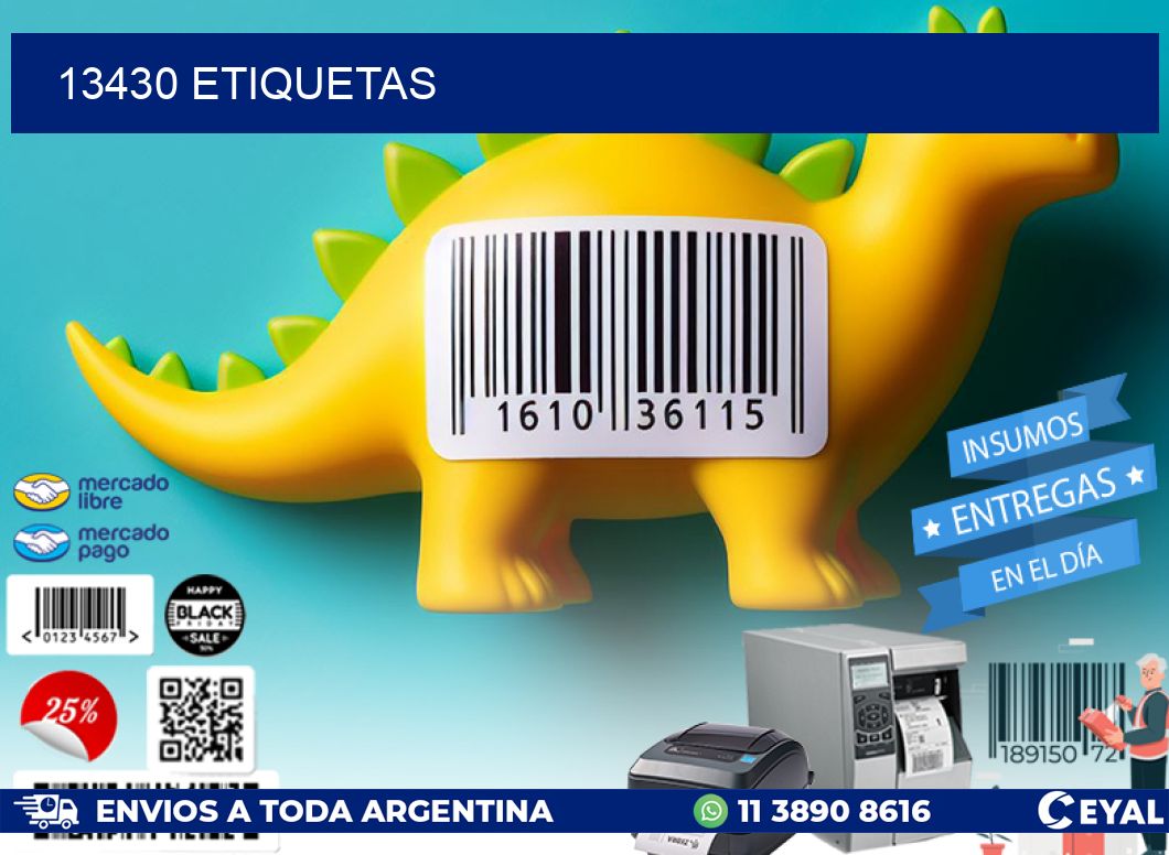 13430 ETIQUETAS