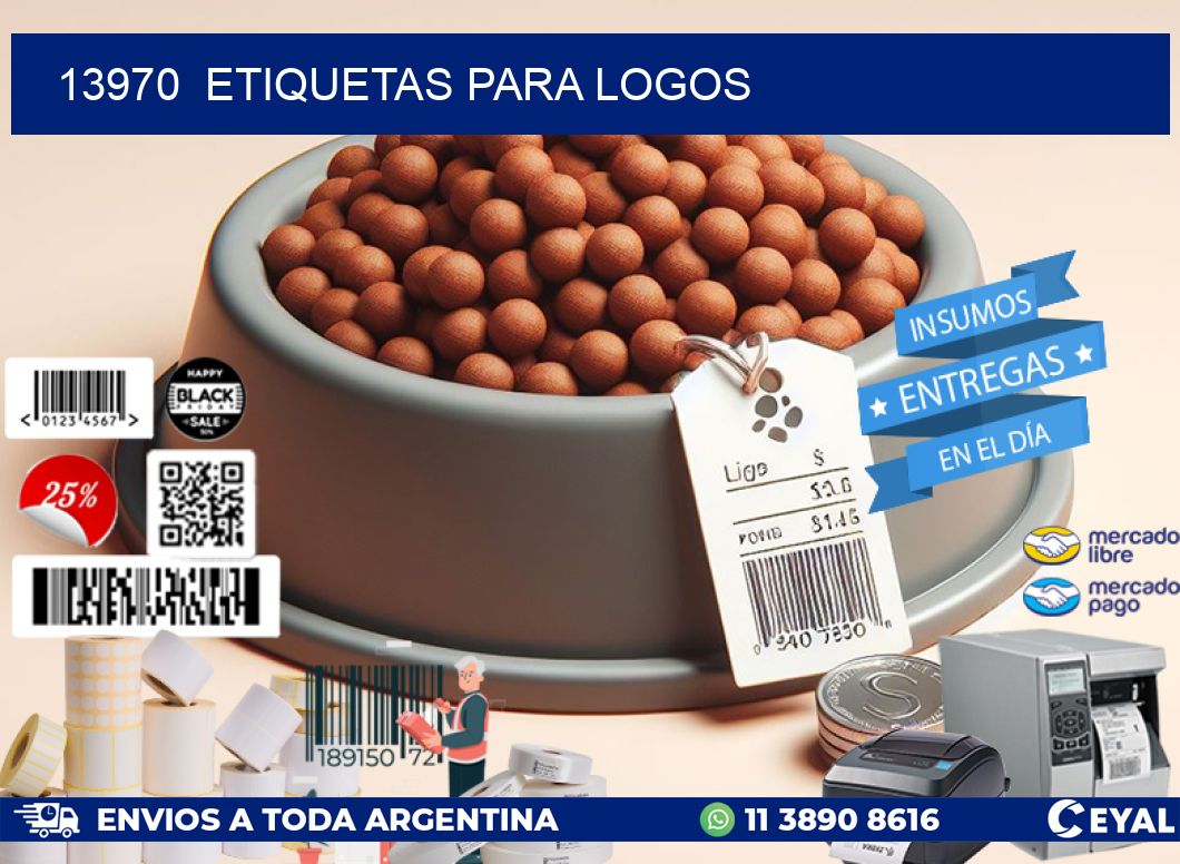 13970  ETIQUETAS PARA LOGOS