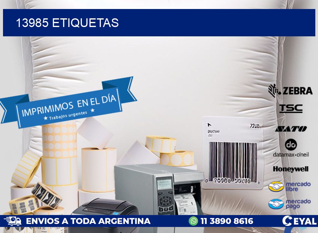 13985 ETIQUETAS