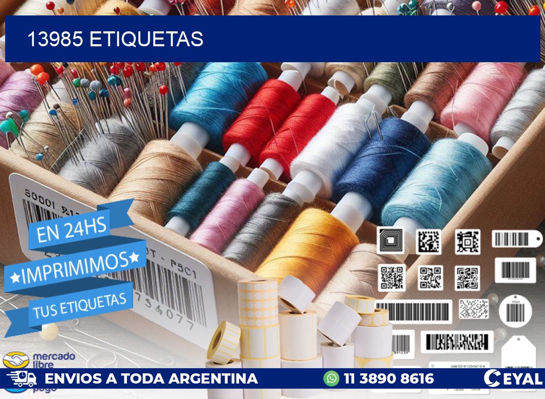 13985 ETIQUETAS