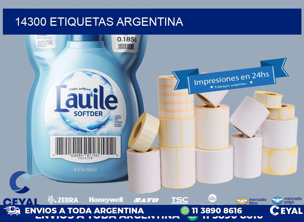 14300 ETIQUETAS ARGENTINA