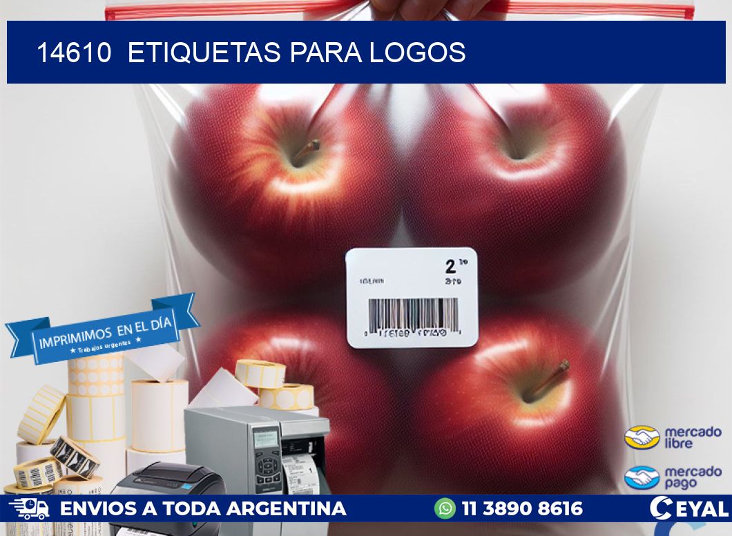 14610  ETIQUETAS PARA LOGOS