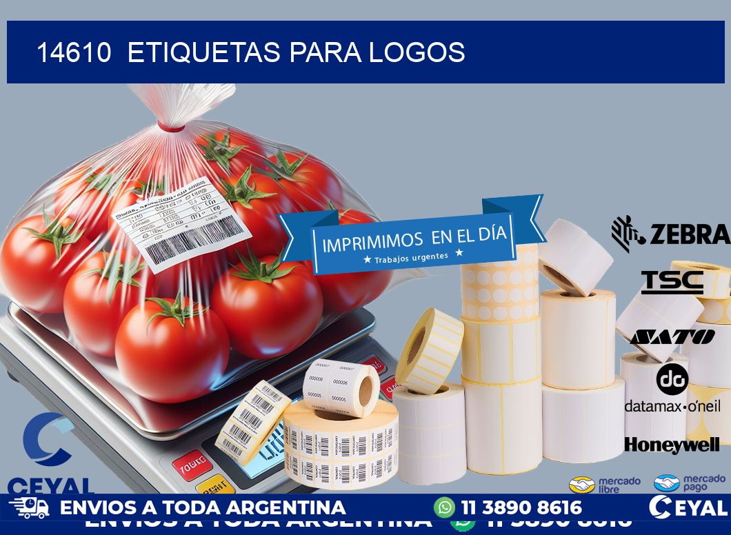 14610  ETIQUETAS PARA LOGOS