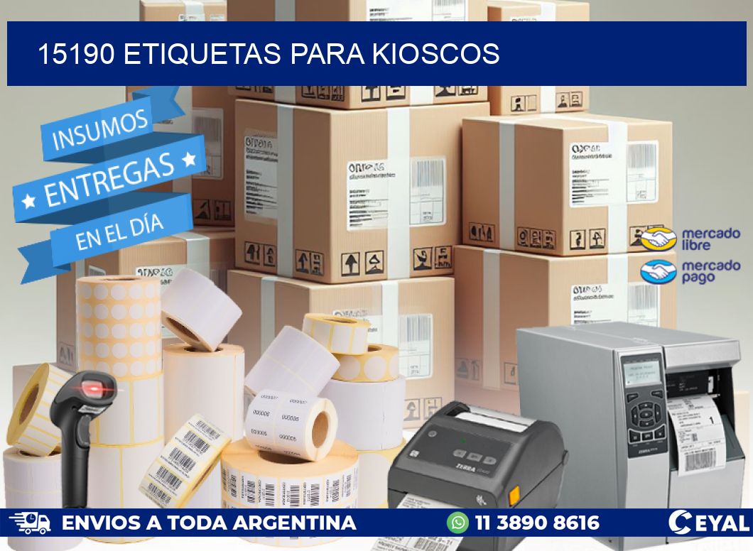 15190 ETIQUETAS PARA KIOSCOS