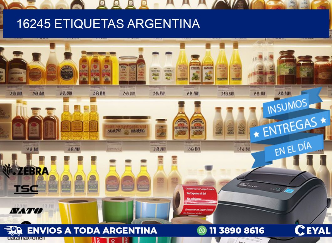 16245 ETIQUETAS ARGENTINA
