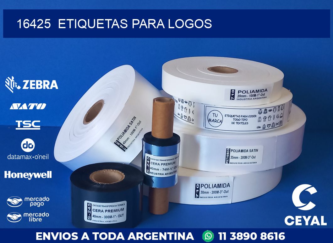 16425  ETIQUETAS PARA LOGOS