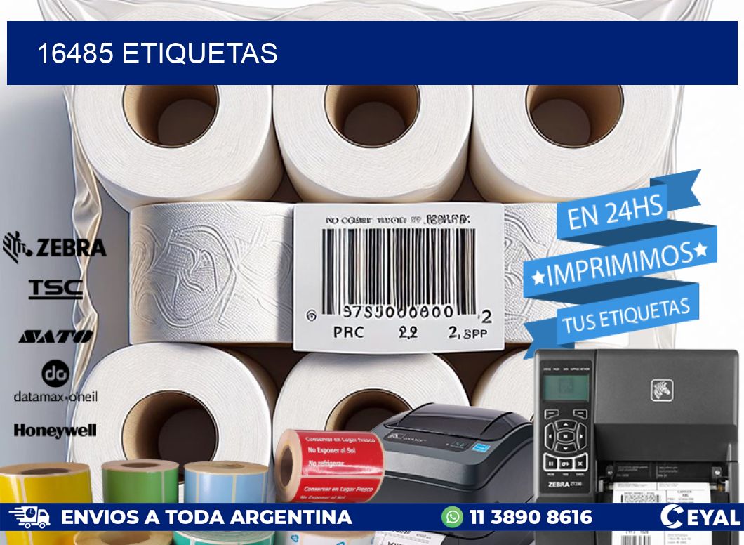 16485 ETIQUETAS