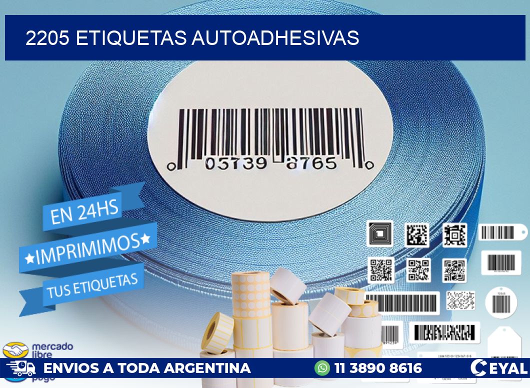 2205 ETIQUETAS AUTOADHESIVAS