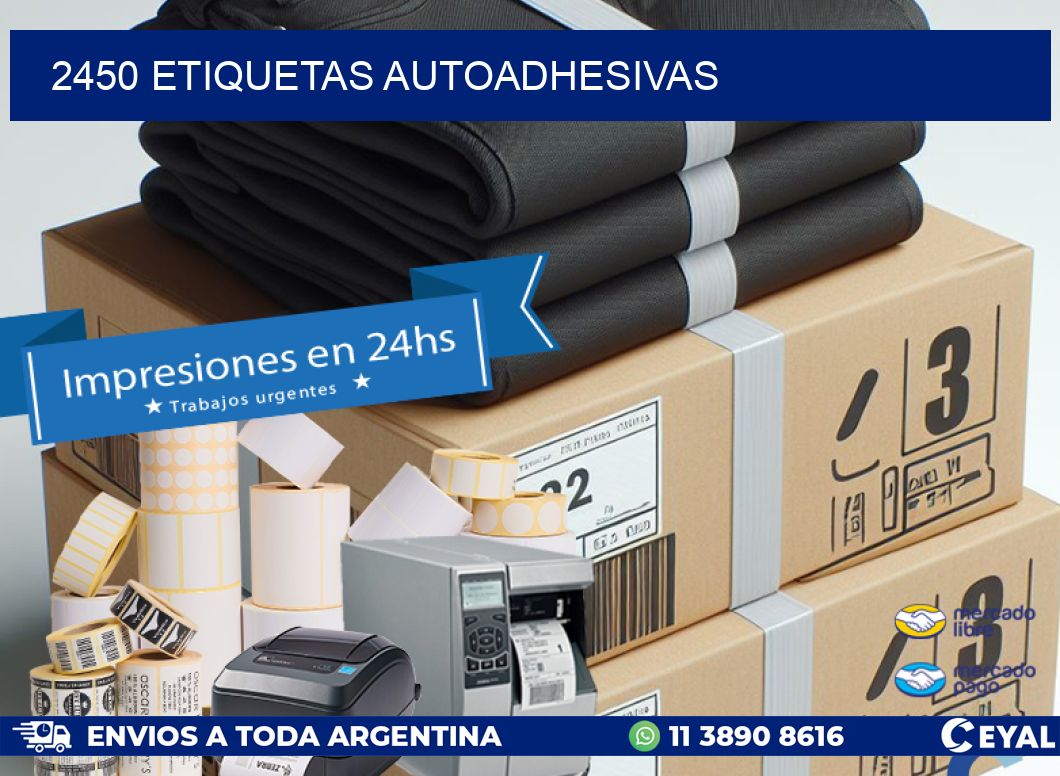 2450 ETIQUETAS AUTOADHESIVAS